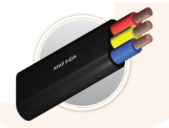 XLPE – 3 Core Flat (PVC ST2 sheath)